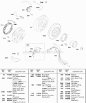 Flywheel Alternator Armature Diagram and Parts List for 245432-0083-01  Briggs and Stratton Engine
